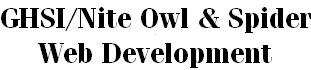GHSI/Nite Owl & Spider Web Development